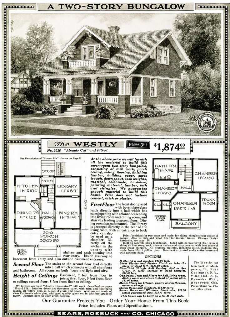 Layout Redos: Sears Kit Homes – Westly No. 2026